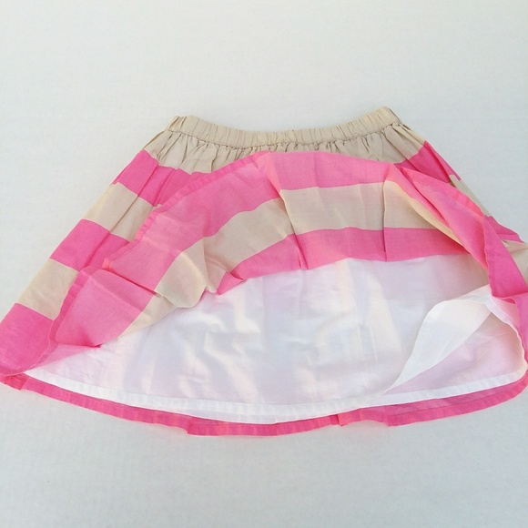 H&M pink and cream striped girls skirt 11/12 - Picture 3 of 4